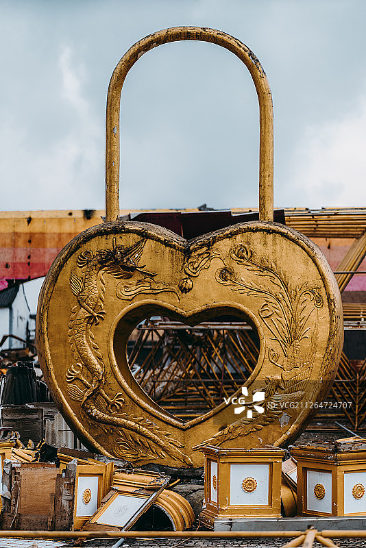 拆迁中的重庆洋人街图片素材