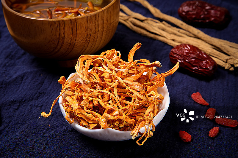 虫草花图片素材