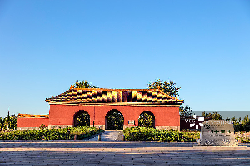 北京明十三陵图片素材