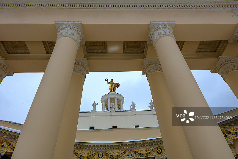 俄罗斯莫斯科全俄展览中心图片素材