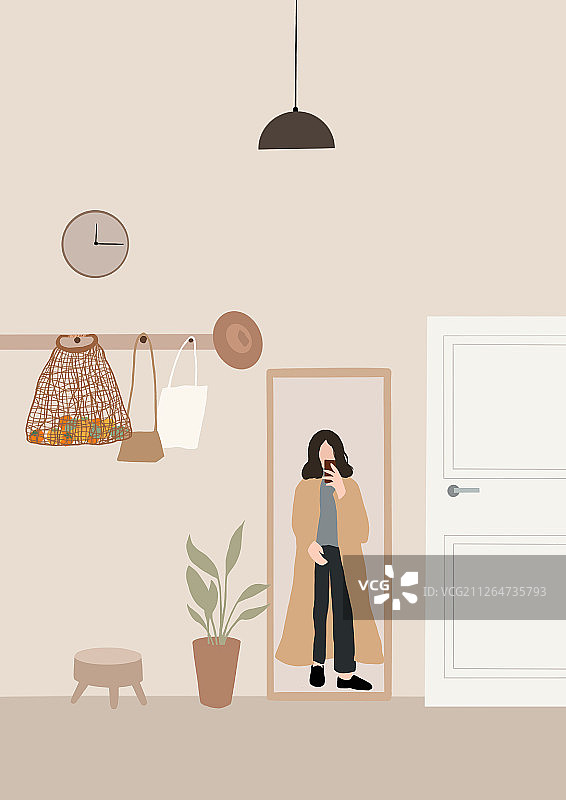 极简艺术风格装饰画图片素材