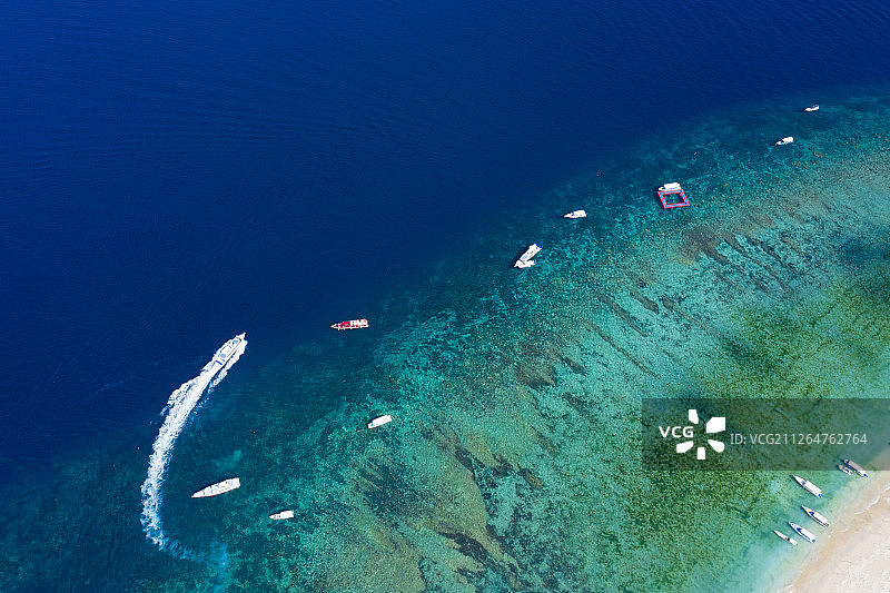 航拍印度尼西亚巴厘岛图片素材
