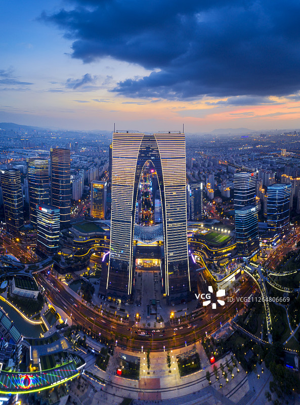 201908苏州中心图片素材