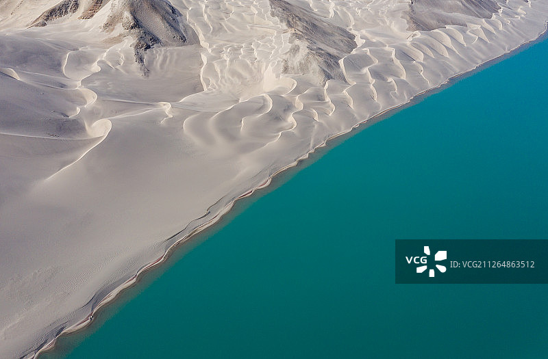 新疆喀什白沙湖-2图片素材