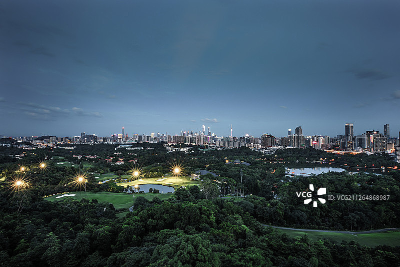广州城市夜景图片素材