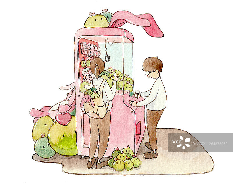 夹娃娃图片素材