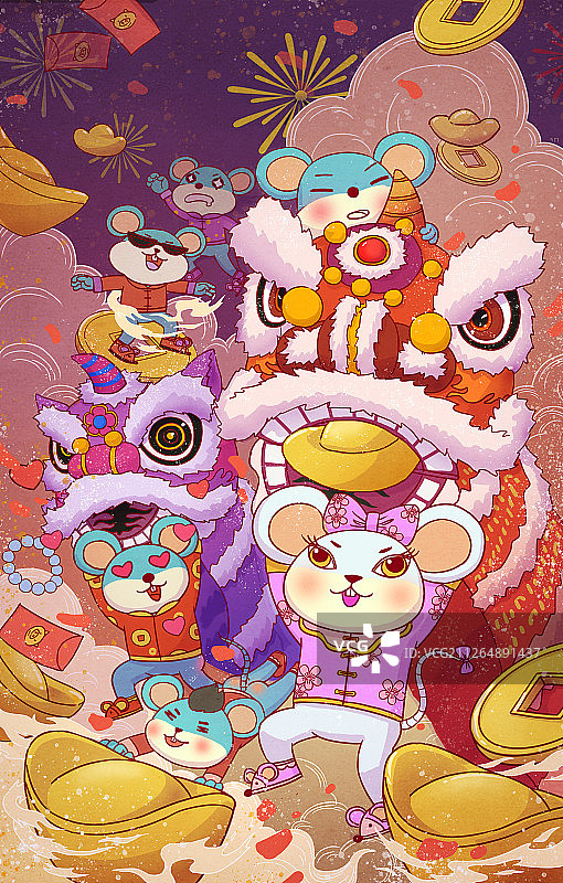 心有所鼠图片素材