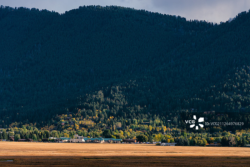 美国怀俄明州杰克逊霍尔自然风光图片素材