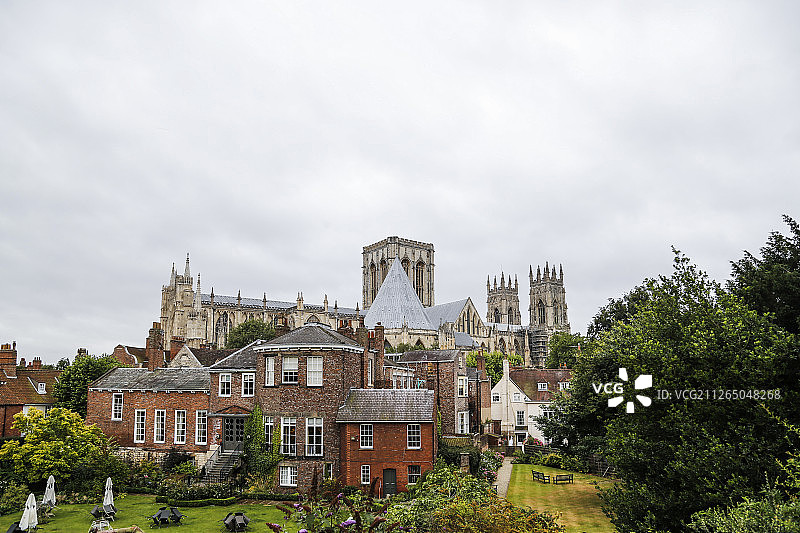 英国约克城教堂建筑群图片素材