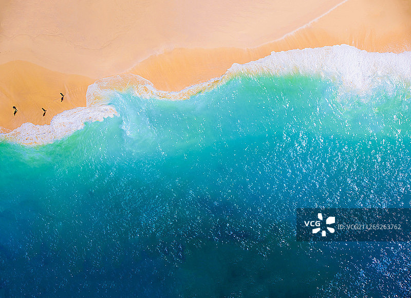 航拍巴厘岛海滩图片素材