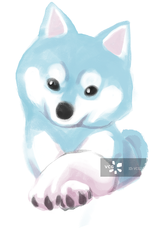 小狗插图图片素材
