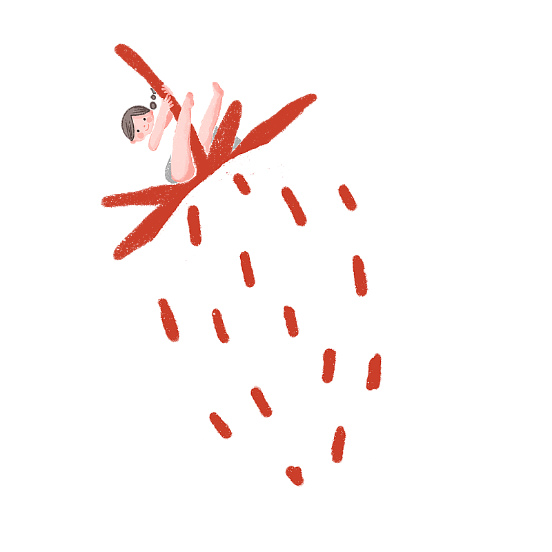 草莓和女孩图片素材