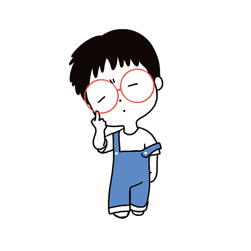 戴眼镜的男孩图片素材