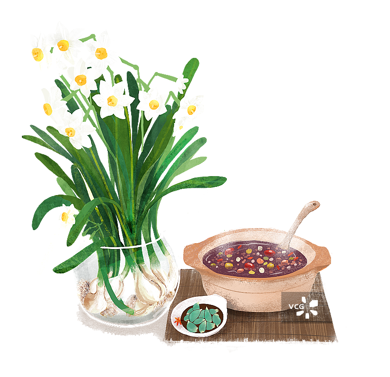 腊八粥和腊八蒜图片素材