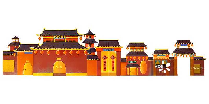 古建筑图片素材