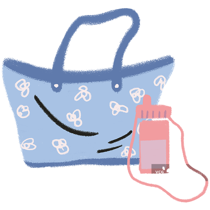 包和水杯图片素材