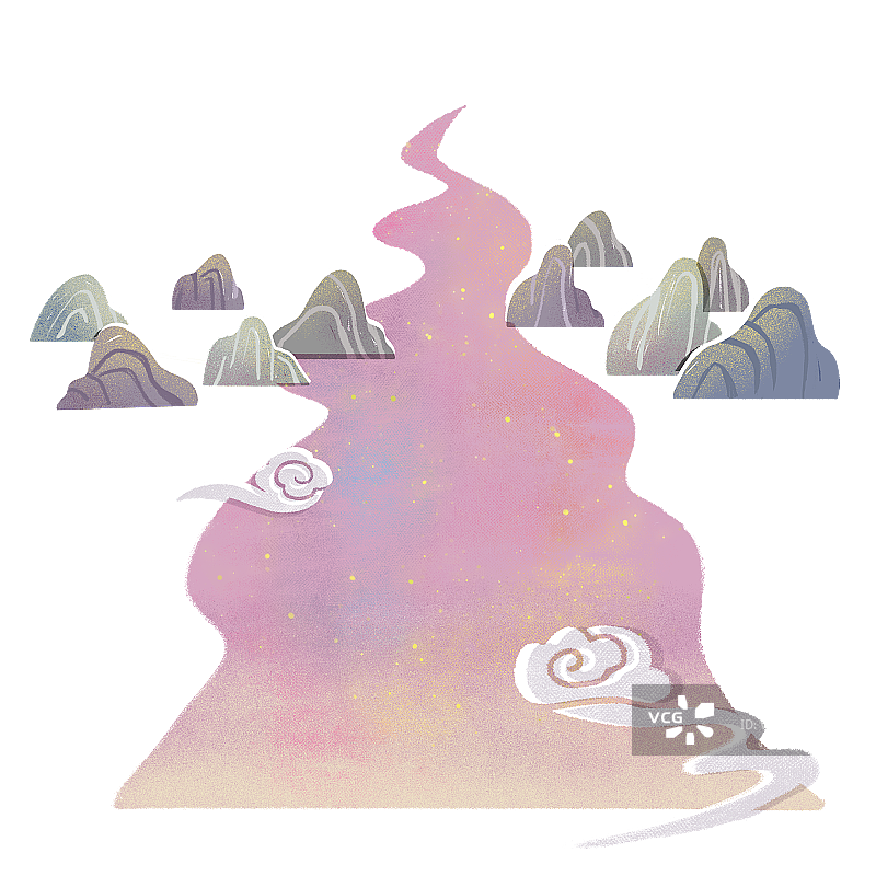 山石河流图片素材