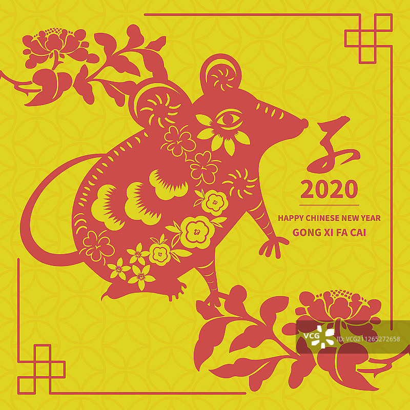 2020鼠年新年春节图片素材