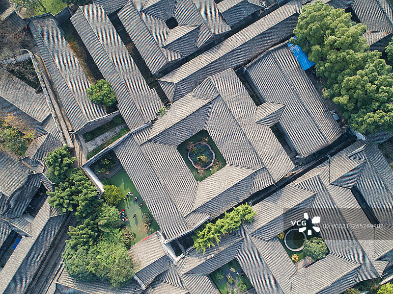 四川省大邑县安仁古镇图片素材