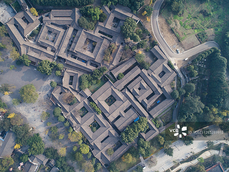 四川省大邑县安仁古镇图片素材