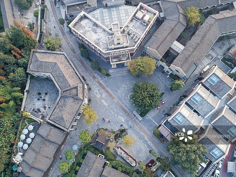 四川省大邑县安仁古镇图片素材