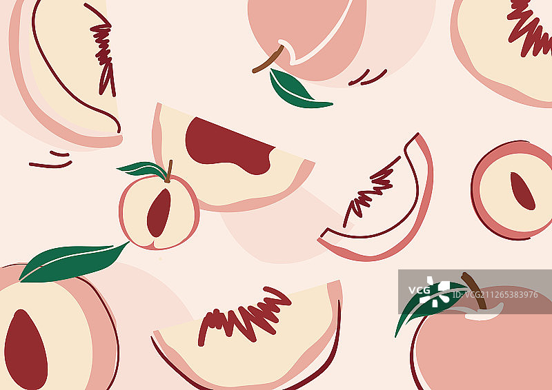 水果 - 水蜜桃图片素材