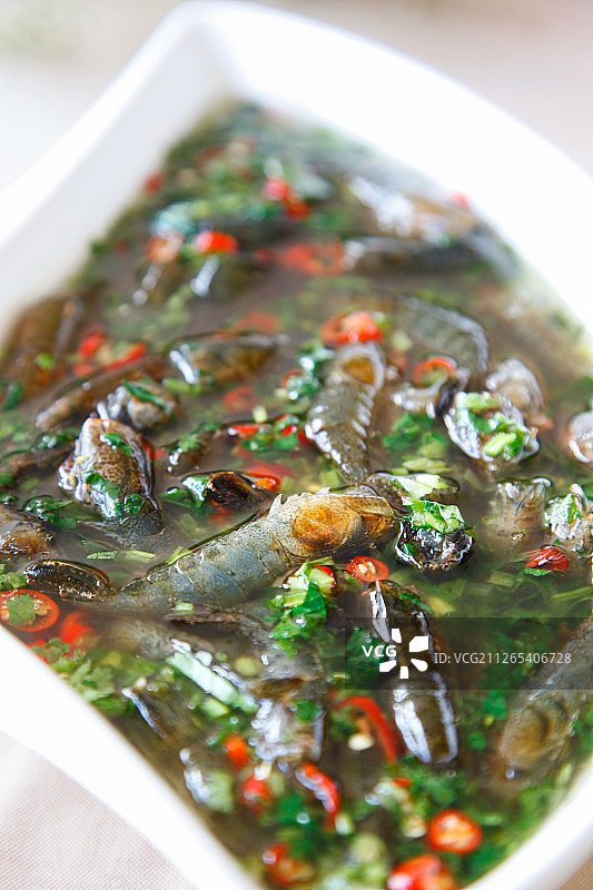 生腌海鲜（腌虾）图片素材