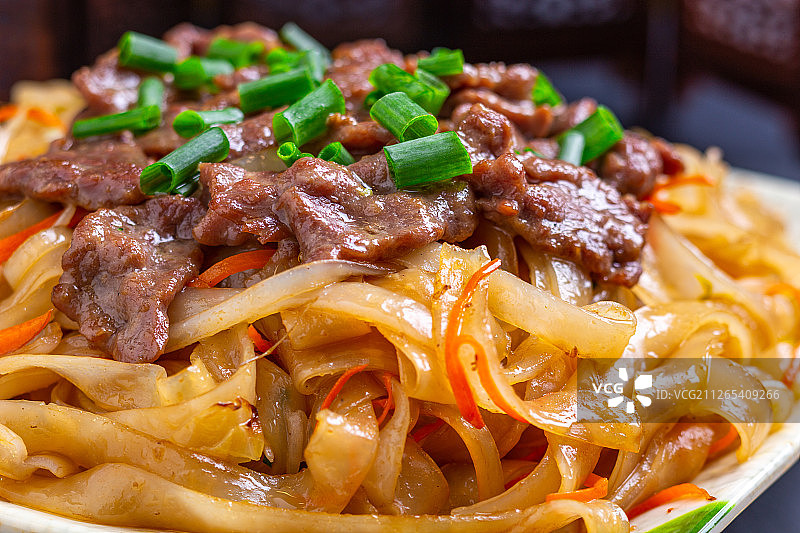 干炒牛河图片素材