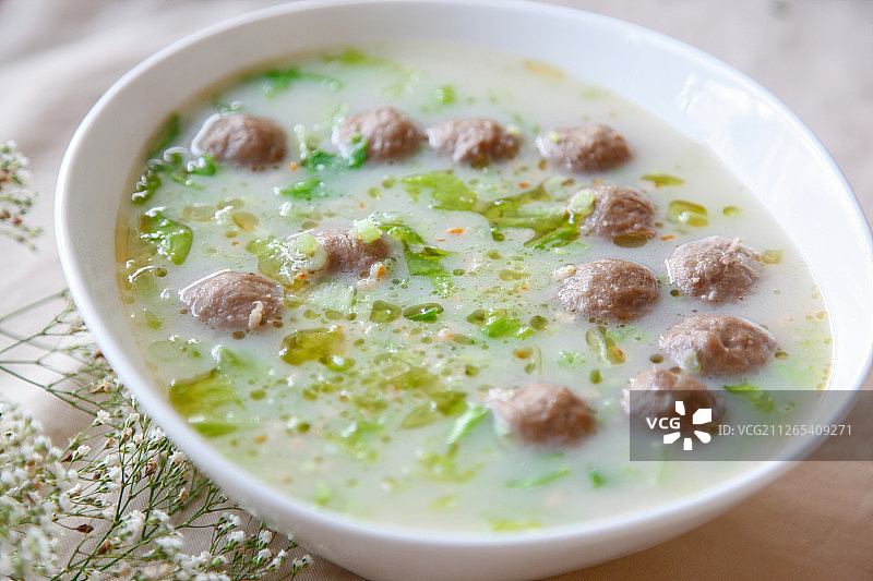 潮汕手拍牛肉丸图片素材