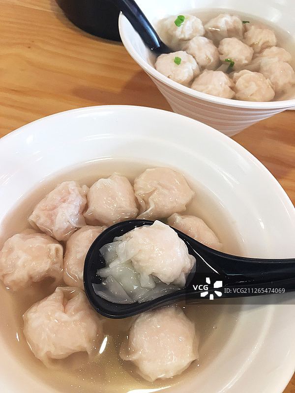 一份沙县小吃的扁肉图片素材