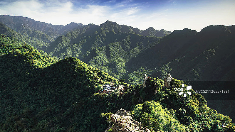 秦岭翠华山太乙宫图片素材