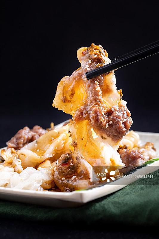 粤式肠粉（牛肉肠粉）图片素材