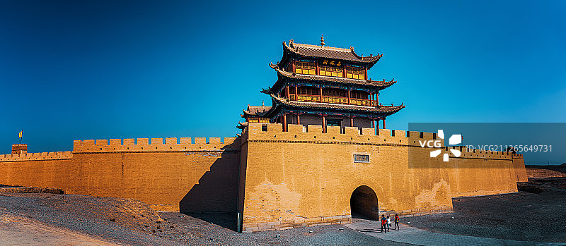天下第一雄关--嘉峪关景色图片素材