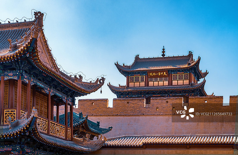 天下第一雄关--嘉峪关景色图片素材