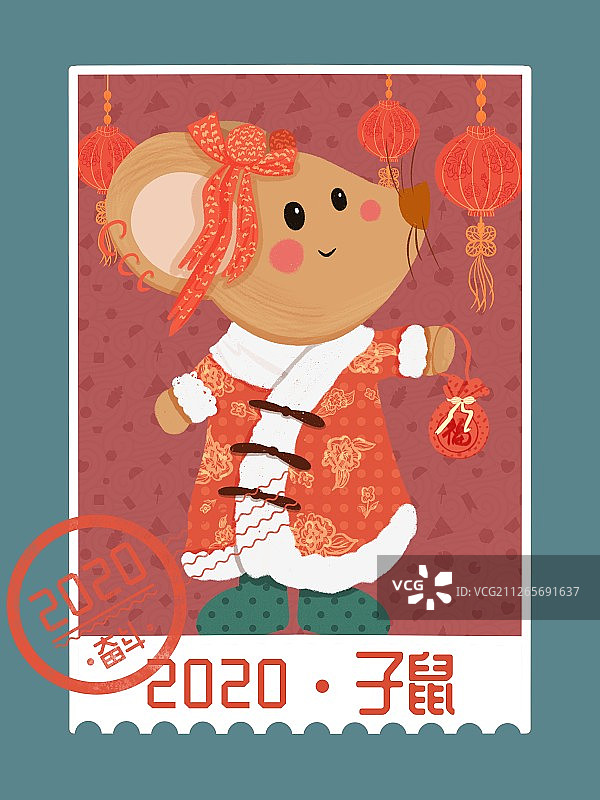 鼠年大吉图片素材