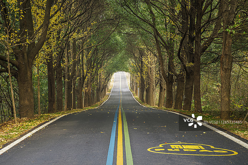 秋季的最美句容福道图片素材