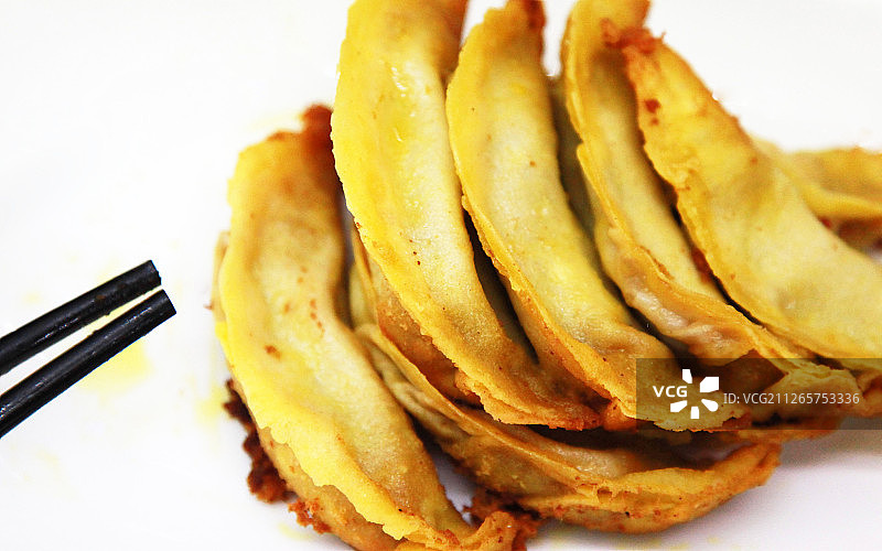 七家湾牛肉锅贴图片素材