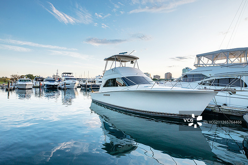 游艇码头图片素材