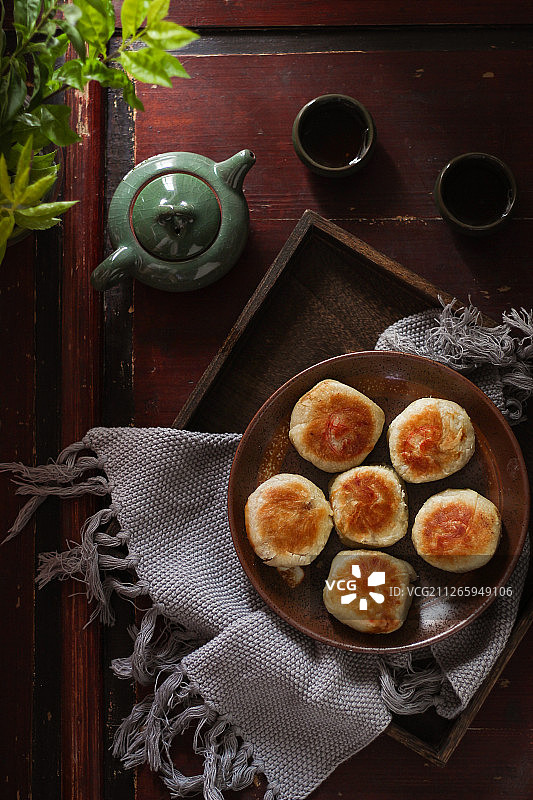 苏式鲜肉月饼图片素材