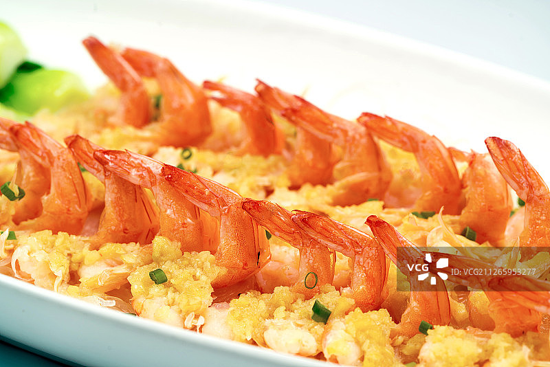 蒜蓉基围虾图片素材