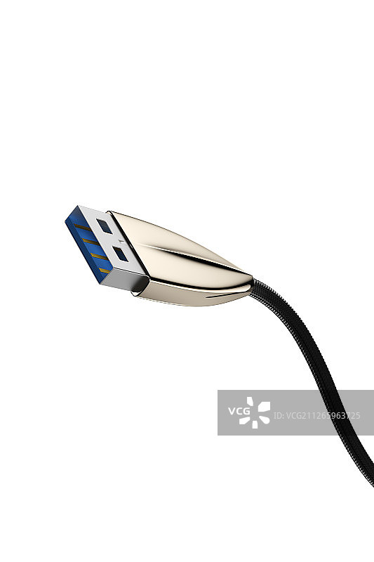 三维图形USB数据线接口图片素材