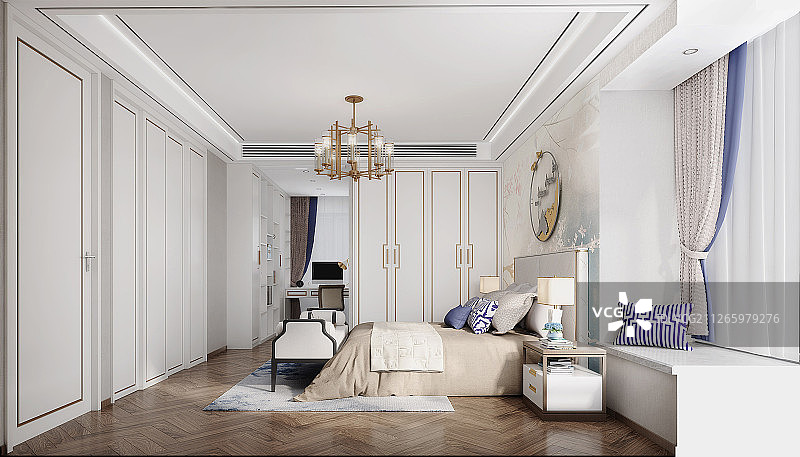 高档卧室起居室图片素材