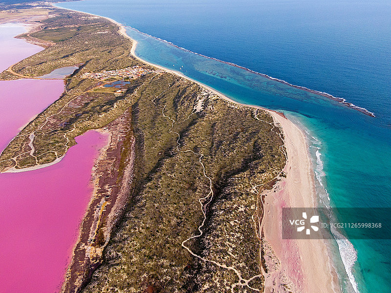澳大利亚Hutt Lagoon图片素材