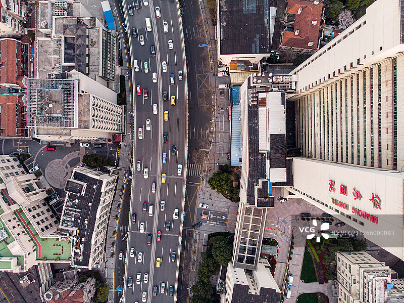 航拍上海华东医院图片素材