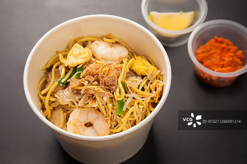 东南亚炒粿条图片素材