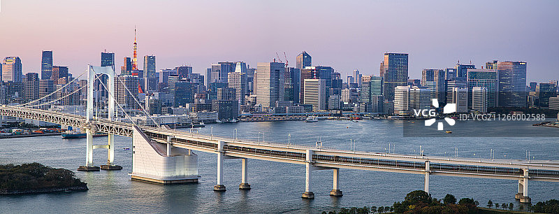 东京湾夜景图片素材