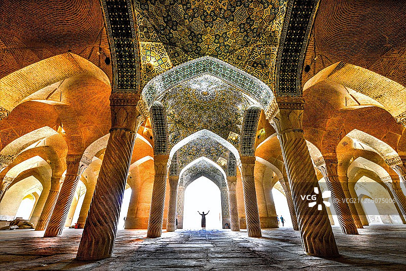 伊朗Vakil清真寺风光图片素材