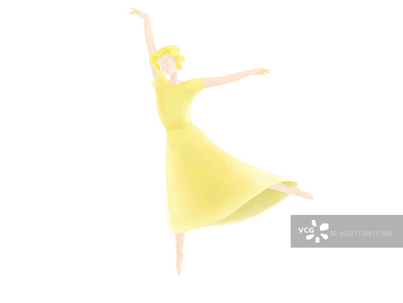 精灵芭蕾舞者图片素材