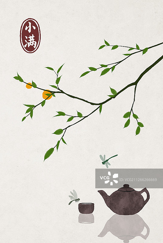 中国风二十四节气插画图片素材