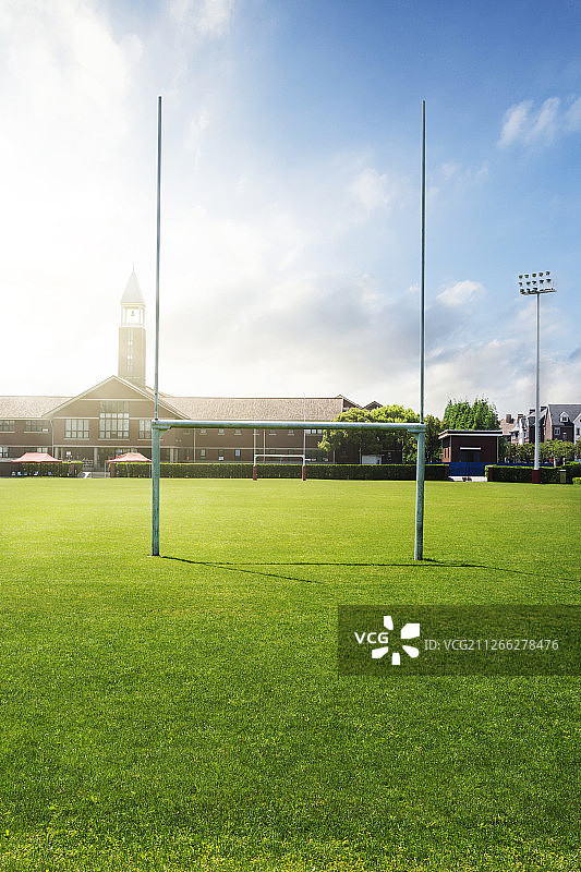 上海浦东的橄榄球场图片素材